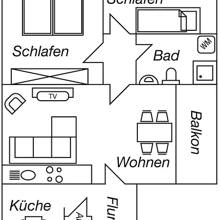 Apartamento Objekt-nr 109 - Ort - Ivendorfer Landstrasse *